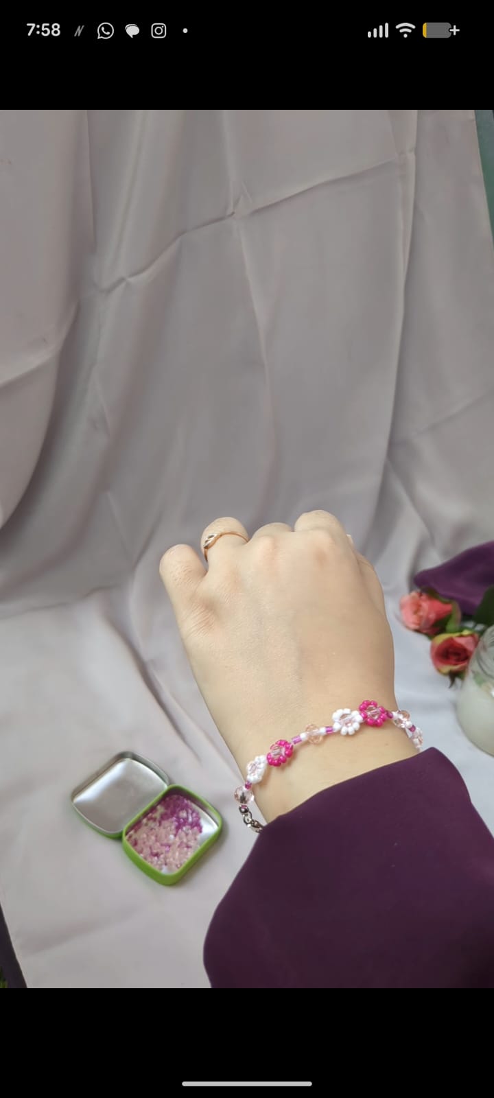 Berry Blossom bracelet